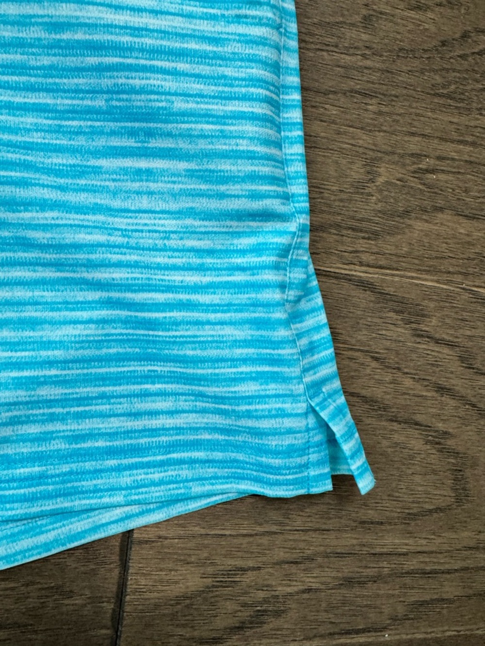 NWT! Puma Women's Aqua Teal Striped Golf Performance Shorts - Picture 4 of 12